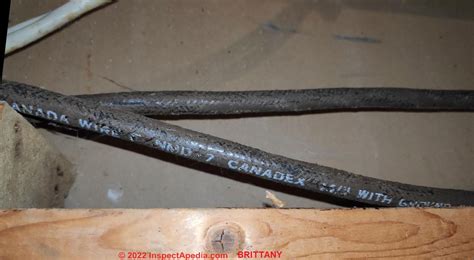 old fabric insulated electrical cables